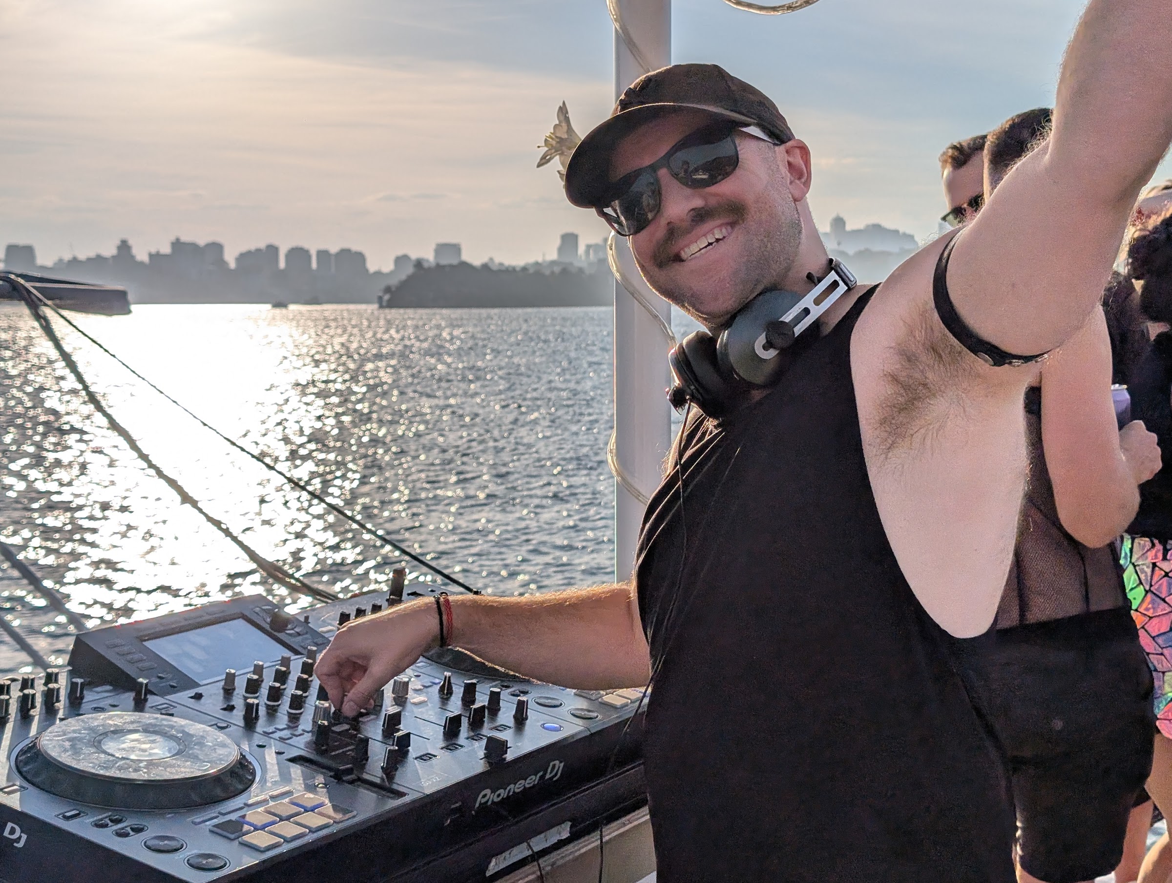 Music & DJing as [GOODGEAR]{.text-(--ui-primary)}